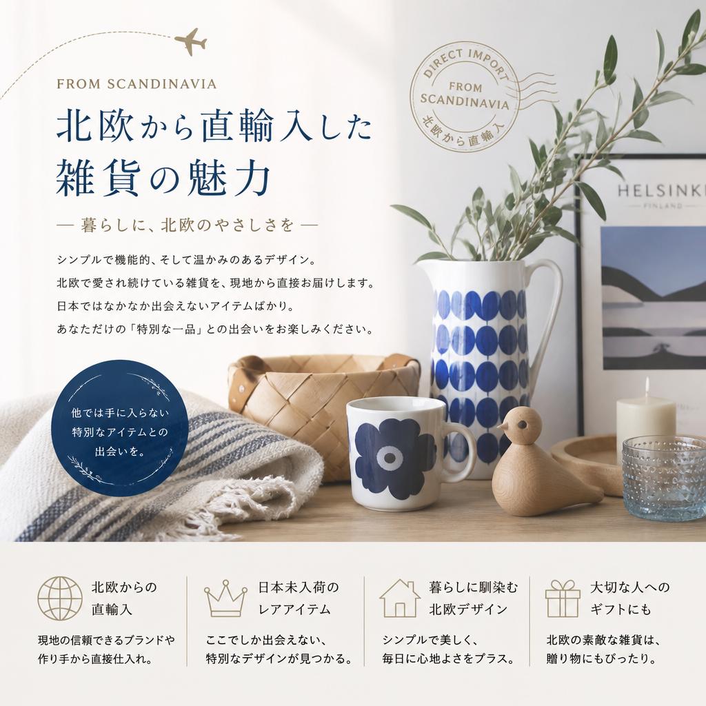 輸入雑貨で異国情緒を楽しむ