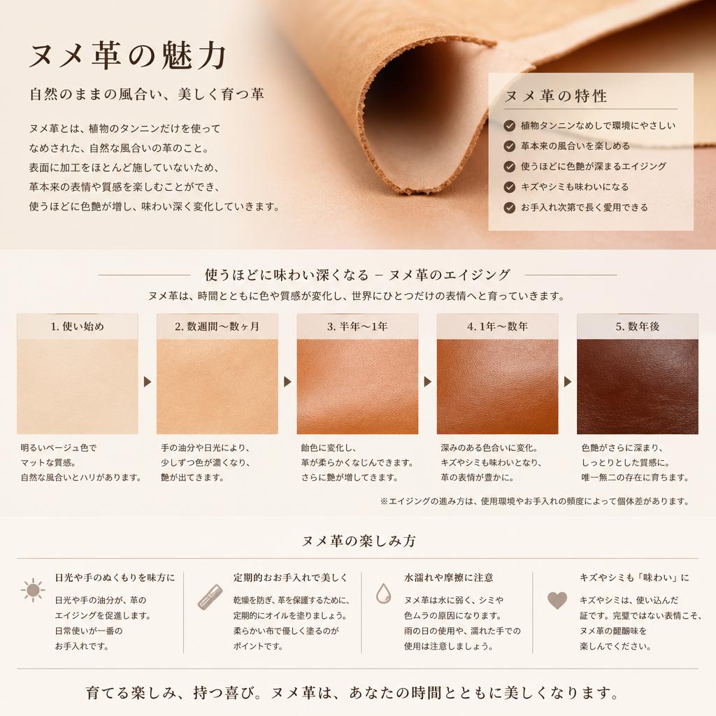 育てる楽しみ、経年変化の美しさ