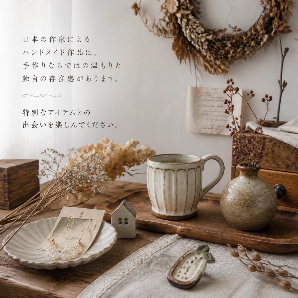 個性が際立つ、作家のハンドメイド作品