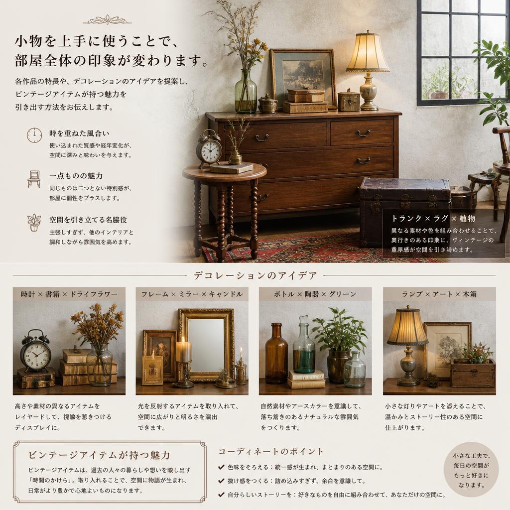 おしゃれ小物のデコレーション術